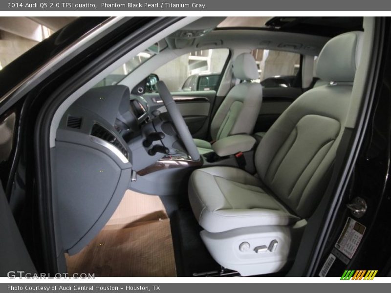 Phantom Black Pearl / Titanium Gray 2014 Audi Q5 2.0 TFSI quattro