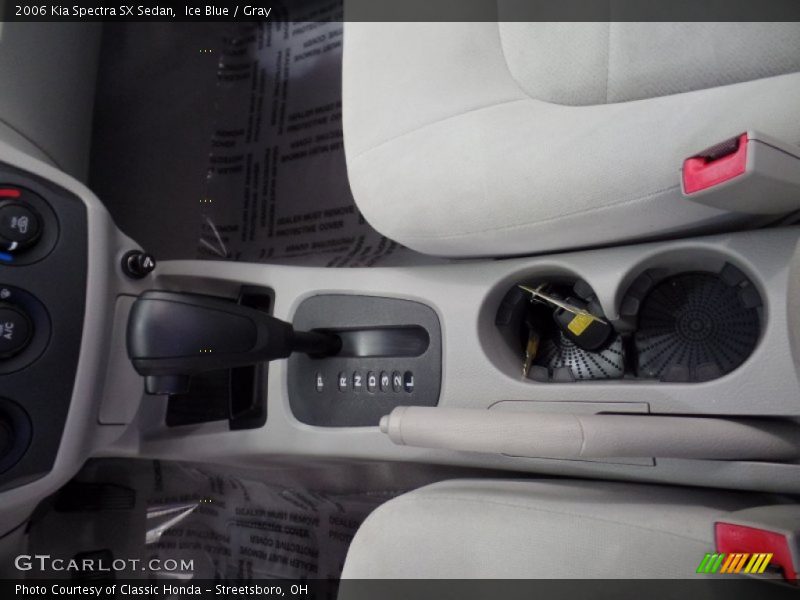 Ice Blue / Gray 2006 Kia Spectra SX Sedan