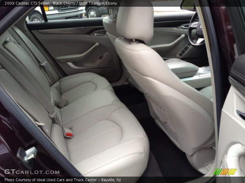 Black Cherry / Light Titanium/Ebony 2009 Cadillac CTS Sedan