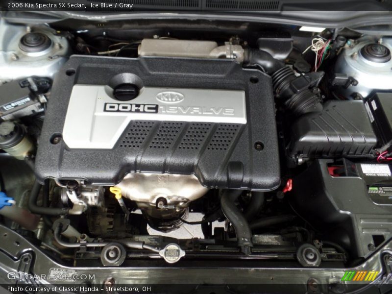 Ice Blue / Gray 2006 Kia Spectra SX Sedan