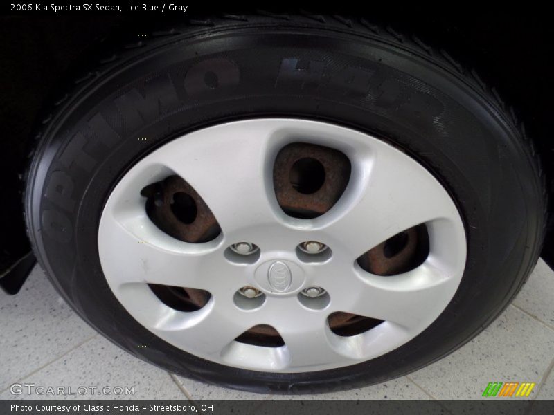 Ice Blue / Gray 2006 Kia Spectra SX Sedan