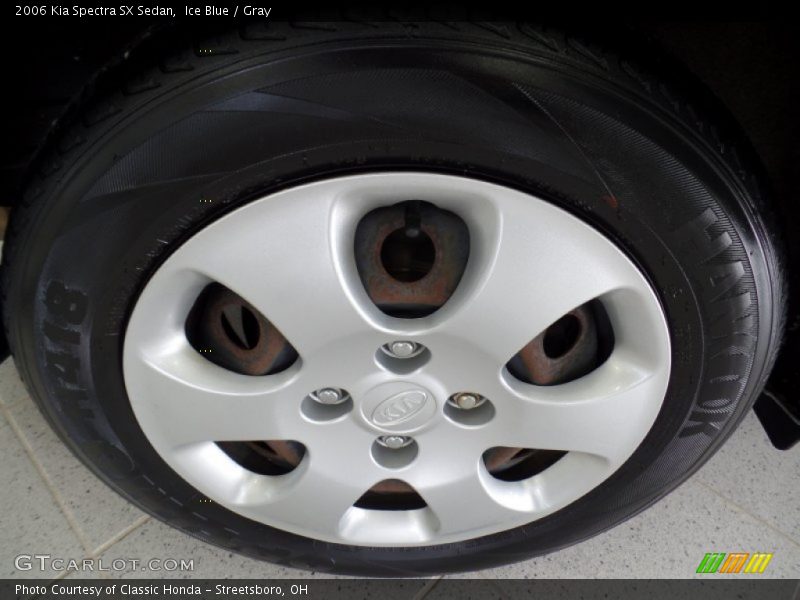 Ice Blue / Gray 2006 Kia Spectra SX Sedan