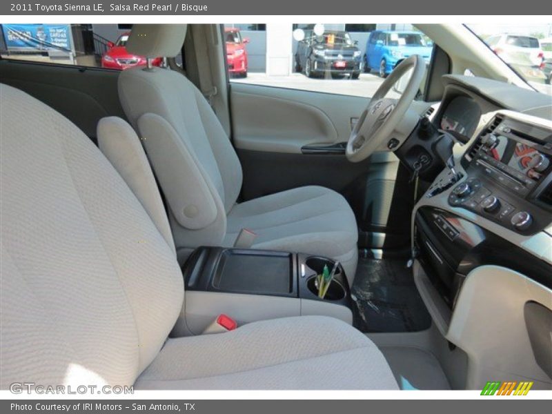 Salsa Red Pearl / Bisque 2011 Toyota Sienna LE