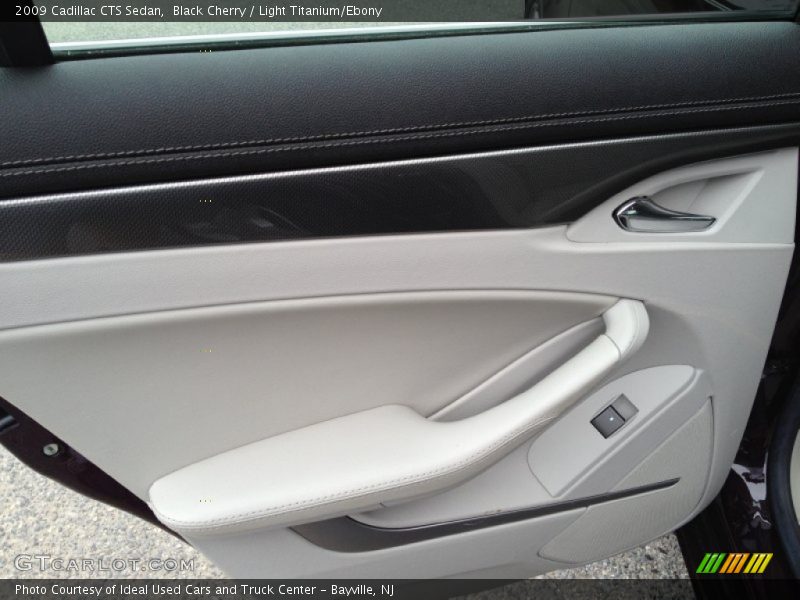 Black Cherry / Light Titanium/Ebony 2009 Cadillac CTS Sedan
