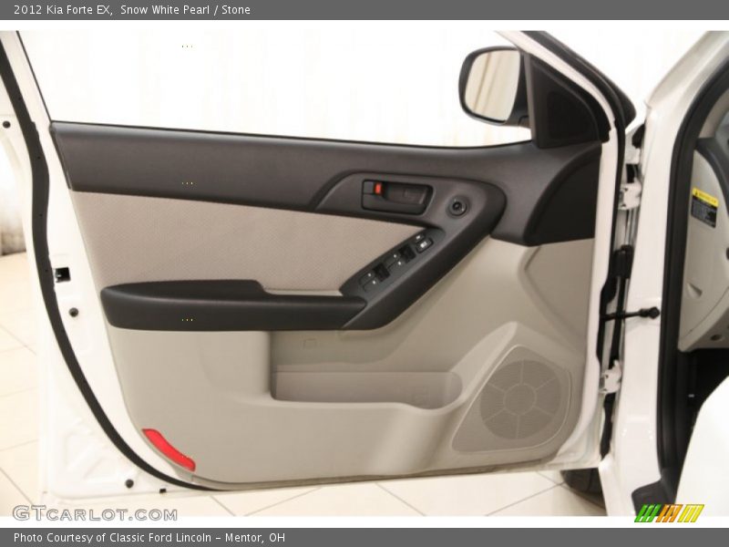Snow White Pearl / Stone 2012 Kia Forte EX