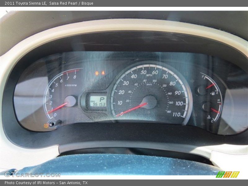 Salsa Red Pearl / Bisque 2011 Toyota Sienna LE