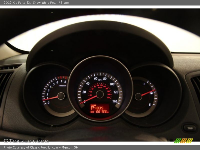 Snow White Pearl / Stone 2012 Kia Forte EX