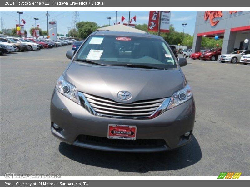 Predawn Gray Mica / Bisque 2011 Toyota Sienna XLE