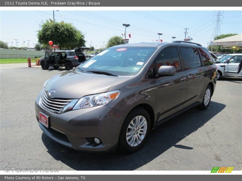 Predawn Gray Mica / Bisque 2011 Toyota Sienna XLE