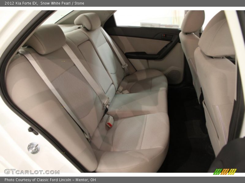 Snow White Pearl / Stone 2012 Kia Forte EX