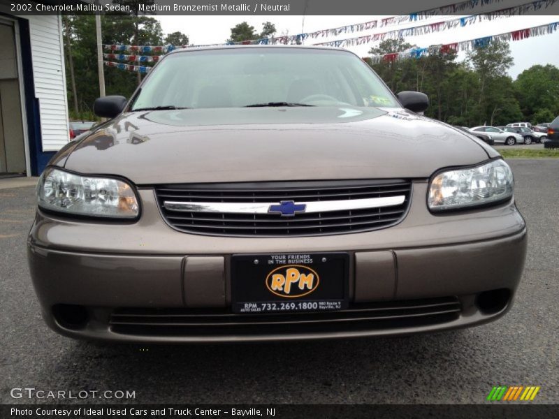 Medium Bronzemist Metallic / Neutral 2002 Chevrolet Malibu Sedan