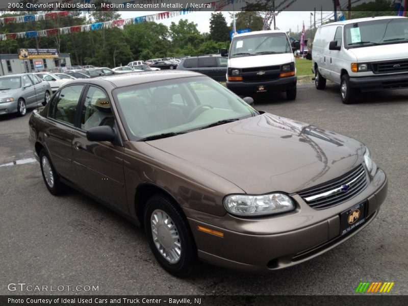 Medium Bronzemist Metallic / Neutral 2002 Chevrolet Malibu Sedan