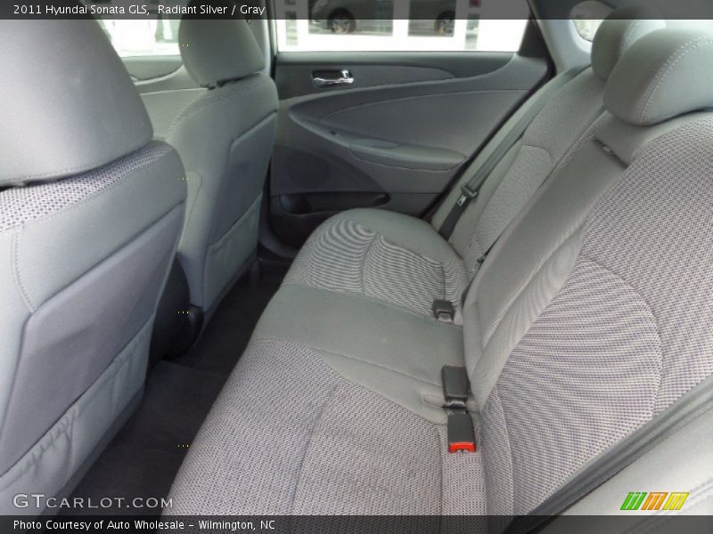 Radiant Silver / Gray 2011 Hyundai Sonata GLS