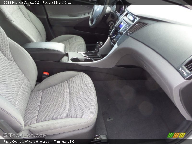 Radiant Silver / Gray 2011 Hyundai Sonata GLS