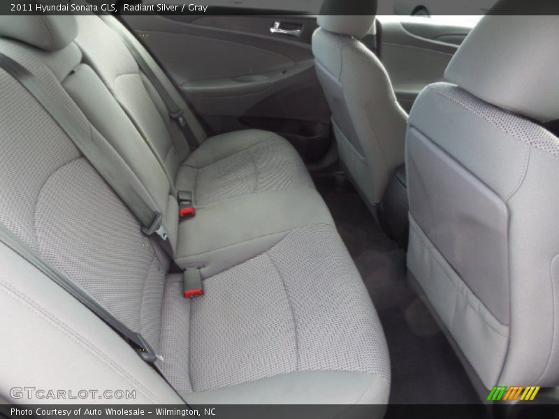 Radiant Silver / Gray 2011 Hyundai Sonata GLS