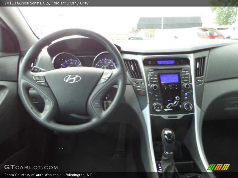 Radiant Silver / Gray 2011 Hyundai Sonata GLS