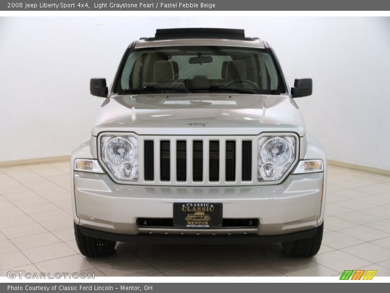 Light Graystone Pearl / Pastel Pebble Beige 2008 Jeep Liberty Sport 4x4