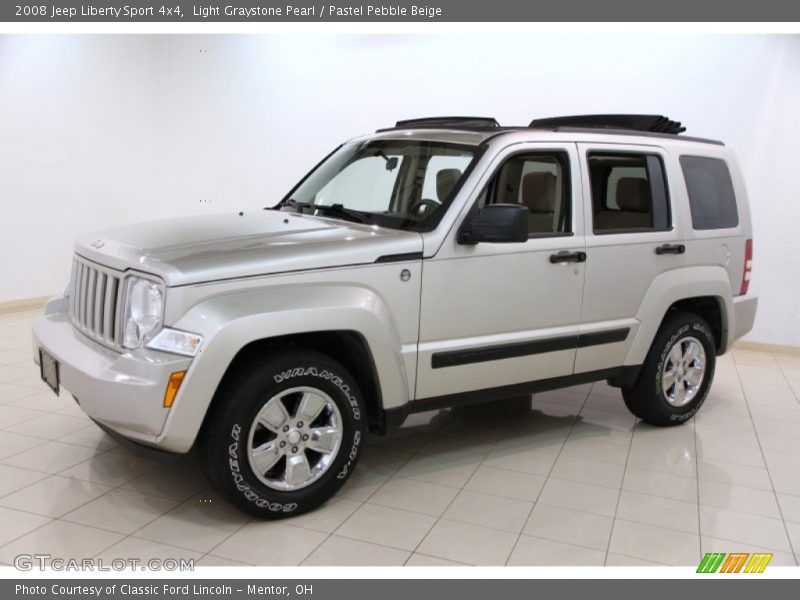 Light Graystone Pearl / Pastel Pebble Beige 2008 Jeep Liberty Sport 4x4