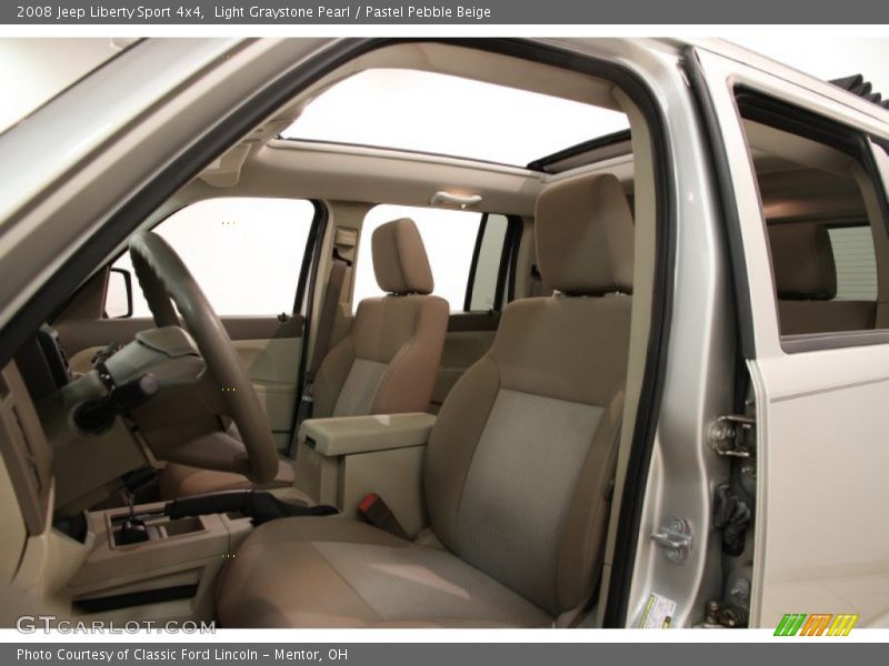 Light Graystone Pearl / Pastel Pebble Beige 2008 Jeep Liberty Sport 4x4