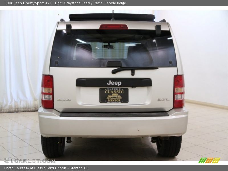 Light Graystone Pearl / Pastel Pebble Beige 2008 Jeep Liberty Sport 4x4