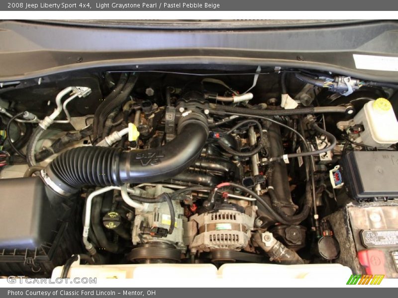 Light Graystone Pearl / Pastel Pebble Beige 2008 Jeep Liberty Sport 4x4