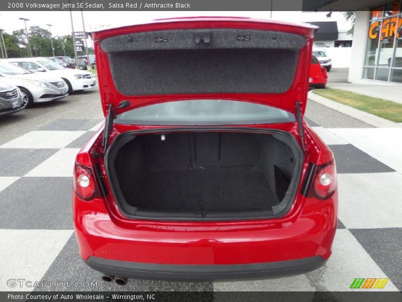 Salsa Red / Anthracite Black 2008 Volkswagen Jetta SE Sedan