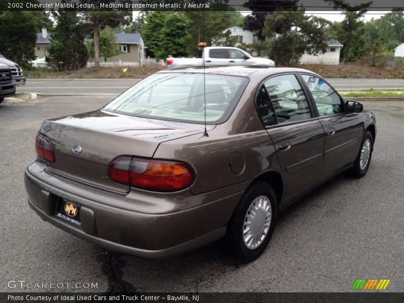 Medium Bronzemist Metallic / Neutral 2002 Chevrolet Malibu Sedan
