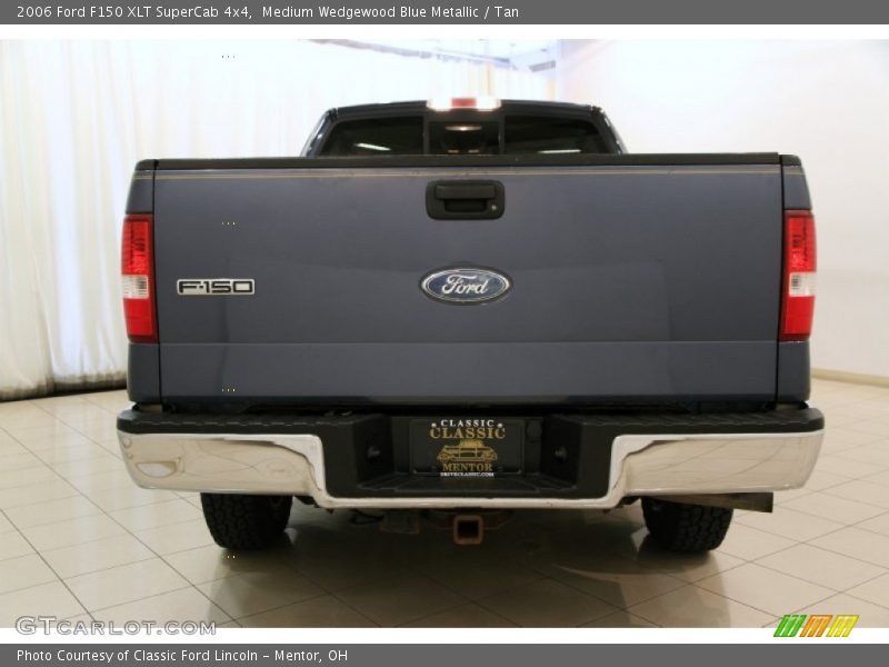Medium Wedgewood Blue Metallic / Tan 2006 Ford F150 XLT SuperCab 4x4