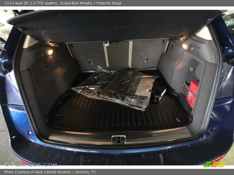 Scuba Blue Metallic / Pistachio Beige 2014 Audi Q5 2.0 TFSI quattro