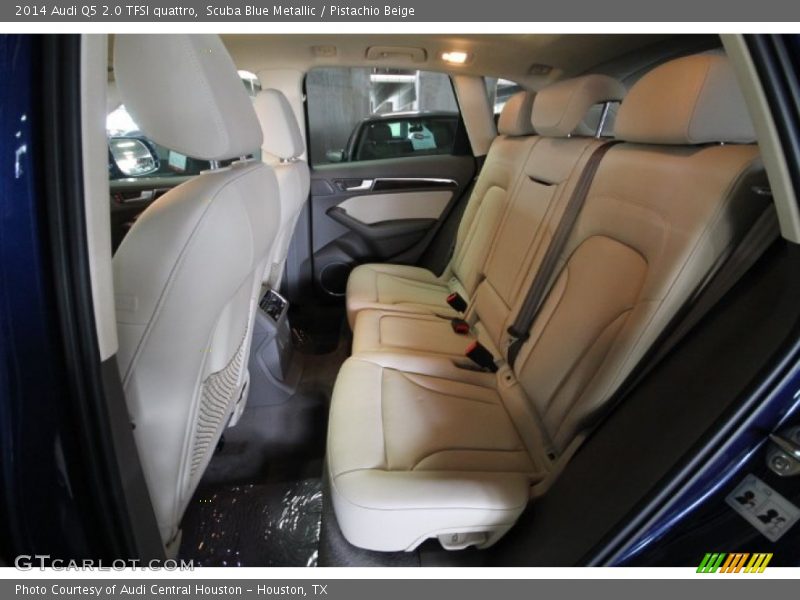 Scuba Blue Metallic / Pistachio Beige 2014 Audi Q5 2.0 TFSI quattro