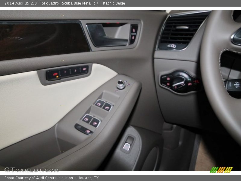 Scuba Blue Metallic / Pistachio Beige 2014 Audi Q5 2.0 TFSI quattro