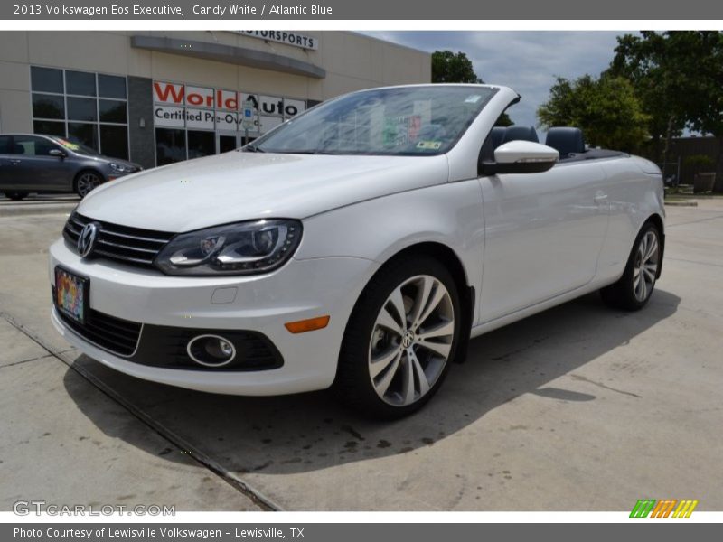 Candy White / Atlantic Blue 2013 Volkswagen Eos Executive