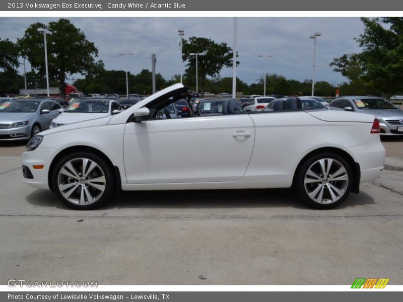 Candy White / Atlantic Blue 2013 Volkswagen Eos Executive