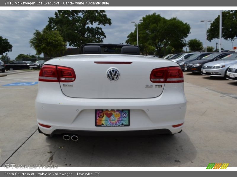 Candy White / Atlantic Blue 2013 Volkswagen Eos Executive