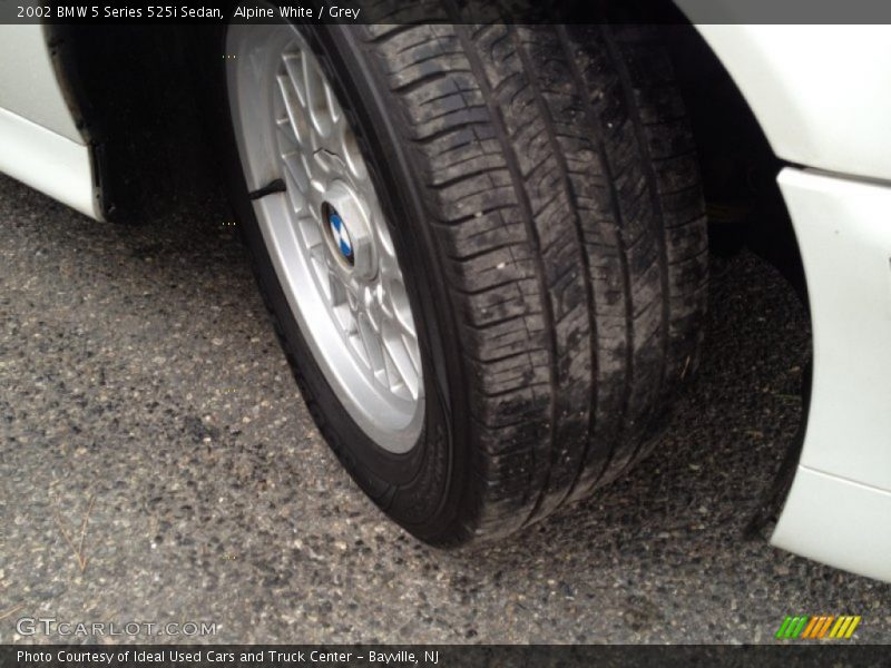 Alpine White / Grey 2002 BMW 5 Series 525i Sedan