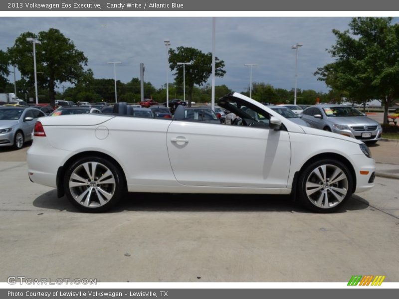 Candy White / Atlantic Blue 2013 Volkswagen Eos Executive