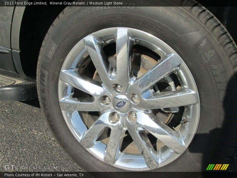 Mineral Gray Metallic / Medium Light Stone 2013 Ford Edge Limited