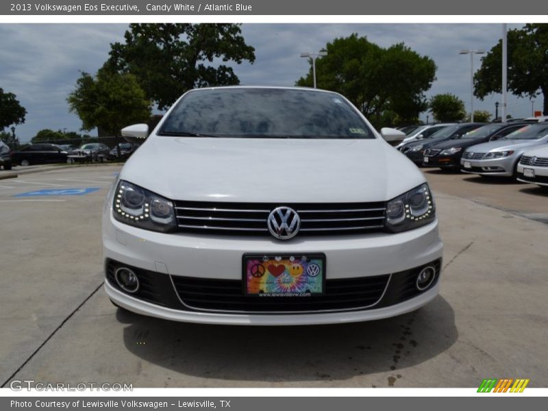 Candy White / Atlantic Blue 2013 Volkswagen Eos Executive