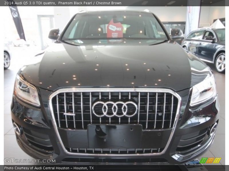 Phantom Black Pearl / Chestnut Brown 2014 Audi Q5 3.0 TDI quattro