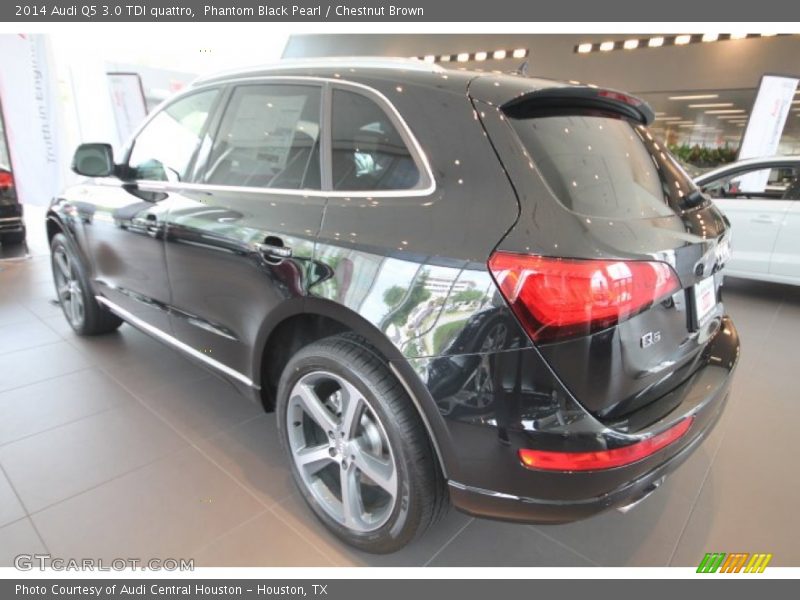 Phantom Black Pearl / Chestnut Brown 2014 Audi Q5 3.0 TDI quattro