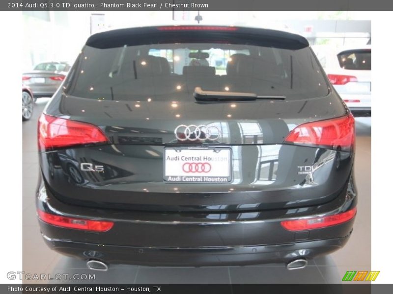 Phantom Black Pearl / Chestnut Brown 2014 Audi Q5 3.0 TDI quattro
