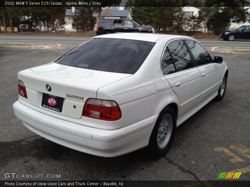 Alpine White / Grey 2002 BMW 5 Series 525i Sedan