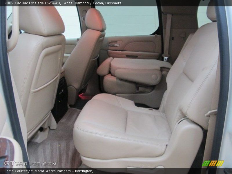 White Diamond / Cocoa/Cashmere 2009 Cadillac Escalade ESV AWD