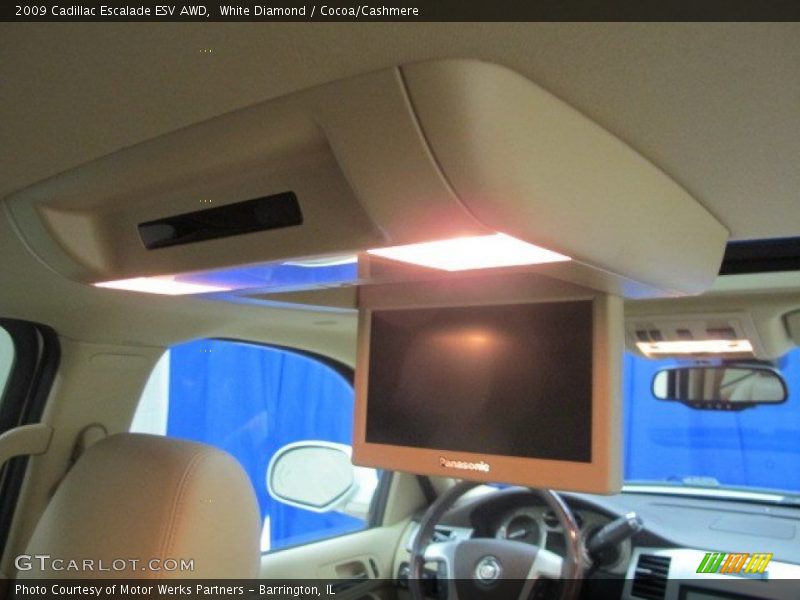 White Diamond / Cocoa/Cashmere 2009 Cadillac Escalade ESV AWD