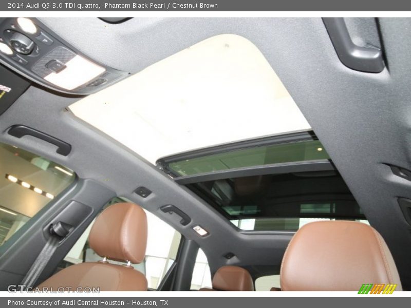 Phantom Black Pearl / Chestnut Brown 2014 Audi Q5 3.0 TDI quattro