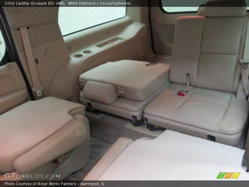 White Diamond / Cocoa/Cashmere 2009 Cadillac Escalade ESV AWD