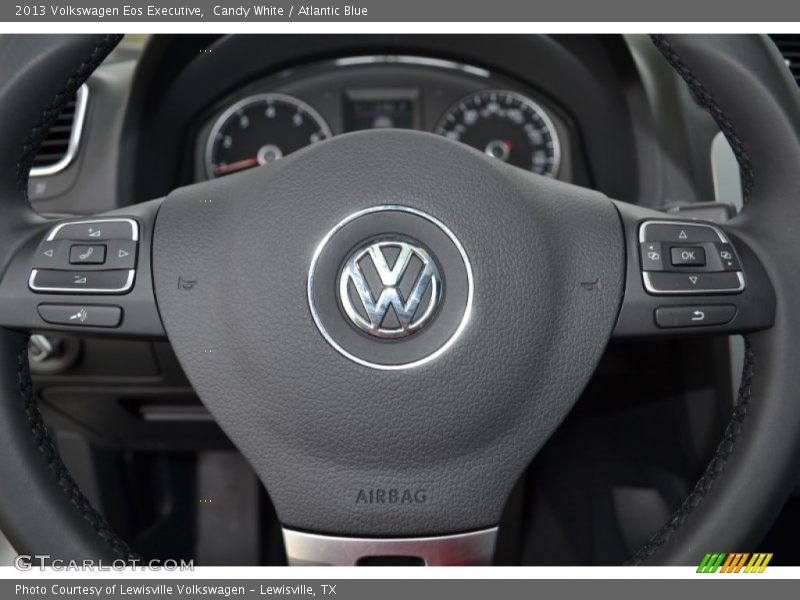 Candy White / Atlantic Blue 2013 Volkswagen Eos Executive