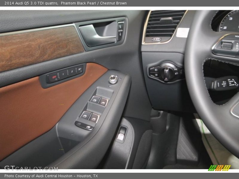 Phantom Black Pearl / Chestnut Brown 2014 Audi Q5 3.0 TDI quattro