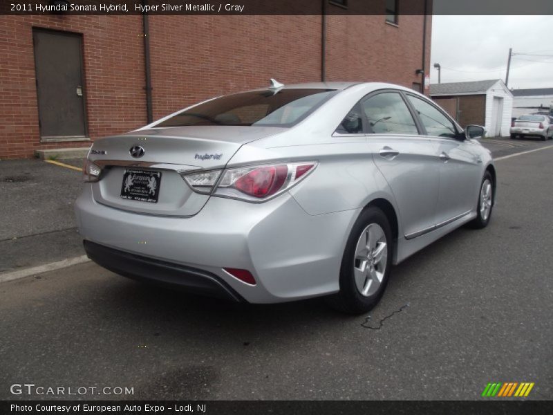 Hyper Silver Metallic / Gray 2011 Hyundai Sonata Hybrid