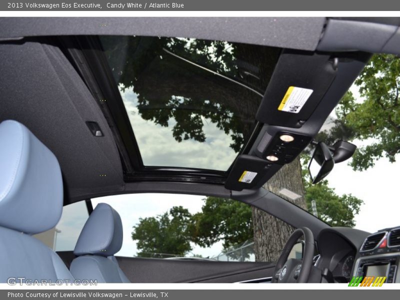 Candy White / Atlantic Blue 2013 Volkswagen Eos Executive
